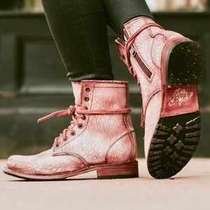 Freebird Pink Manchester Boots